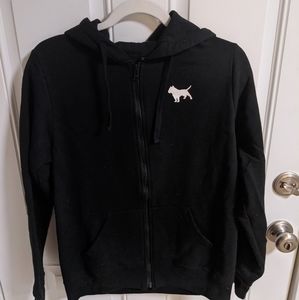 Black Original Bully Zip-Up Hoodie